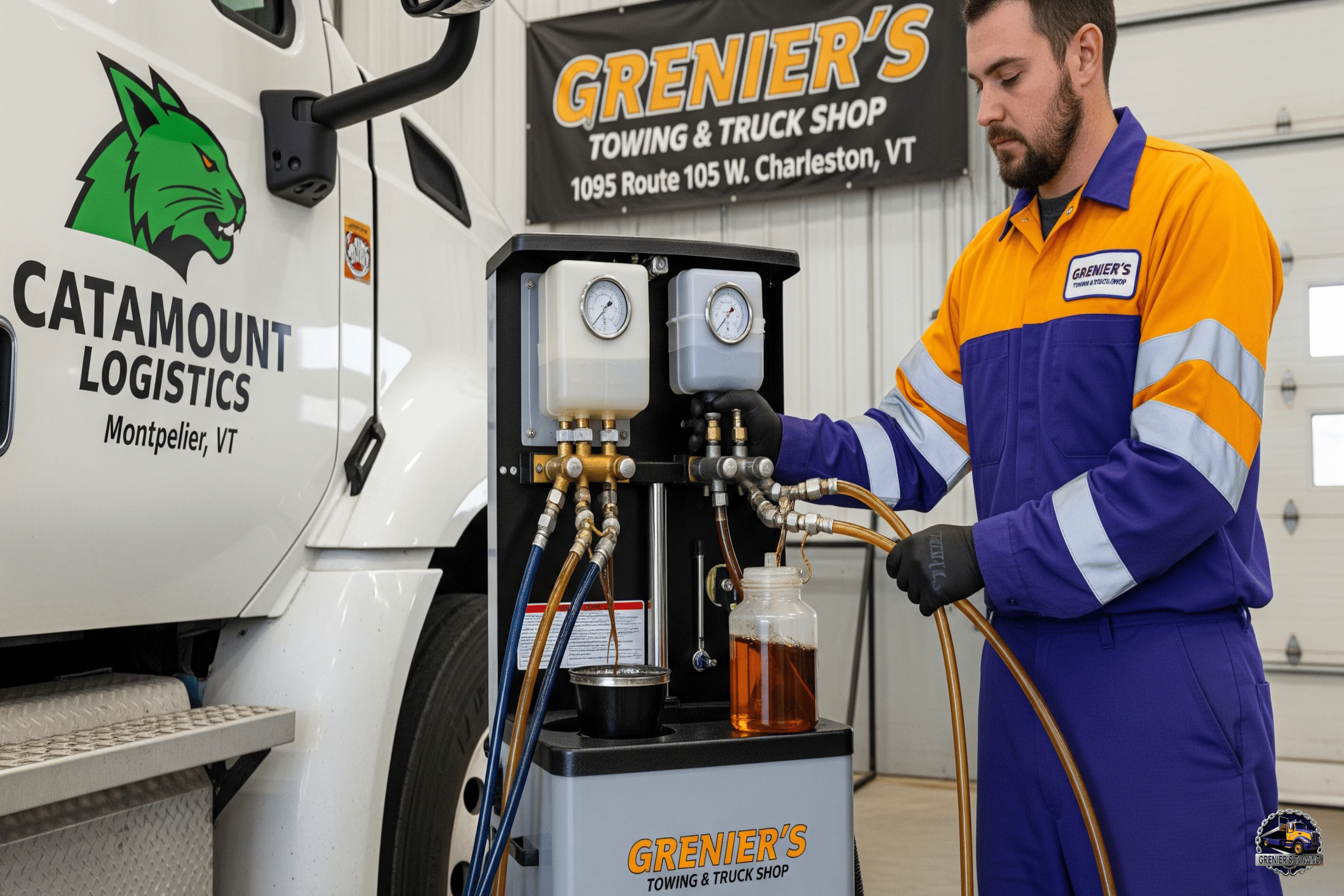 Grenier's brake fluid service image