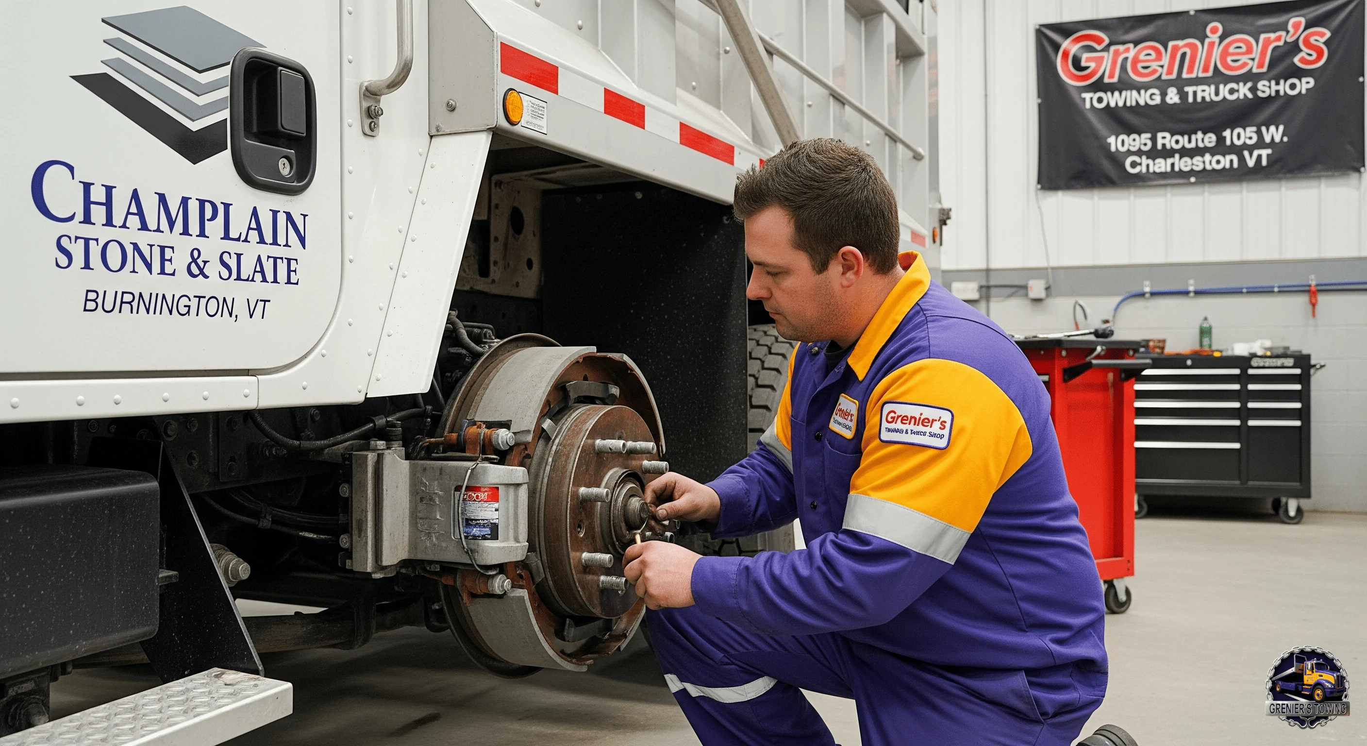 Commercial truck brake diagnostic service