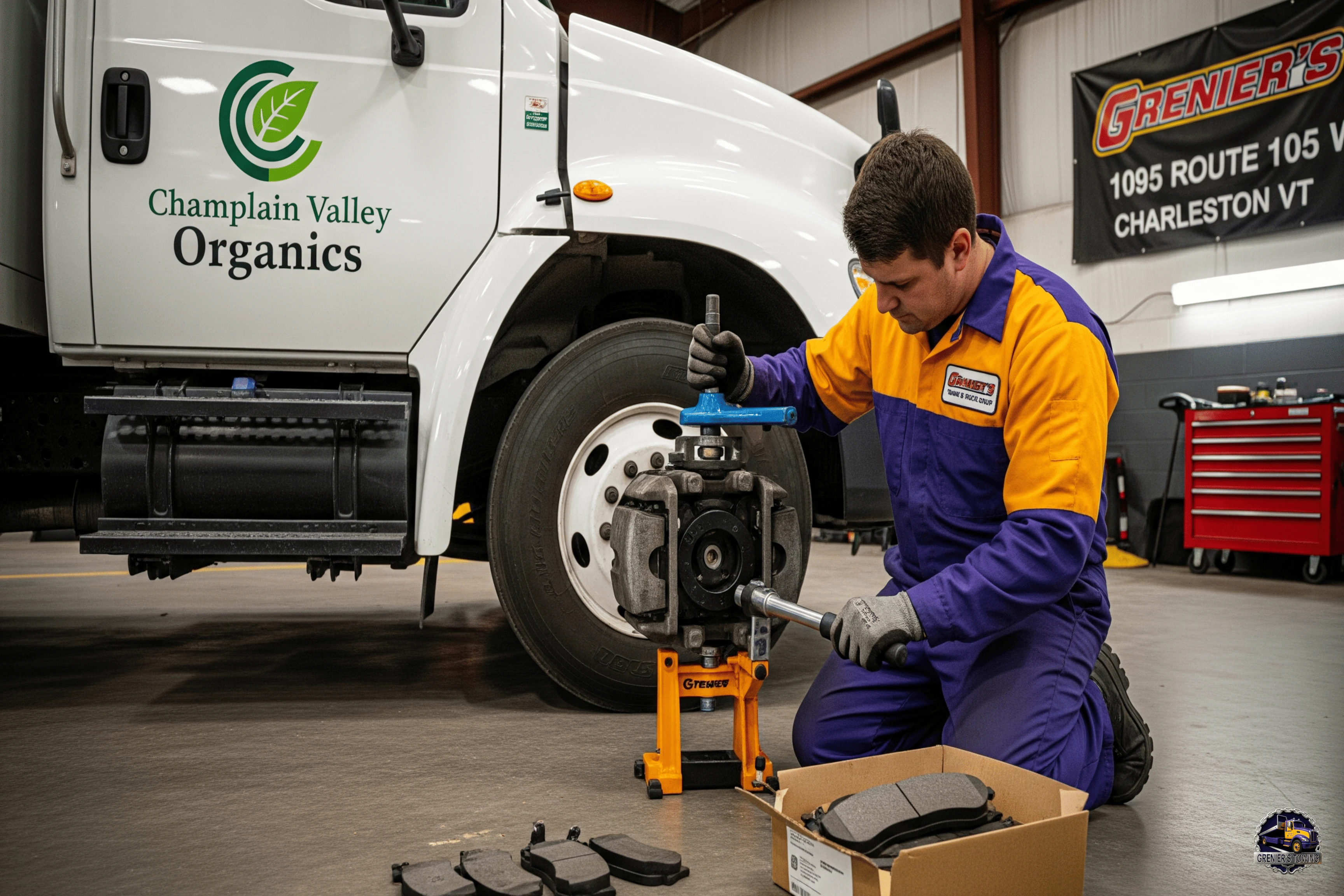 Grenier's brake pad replacement image