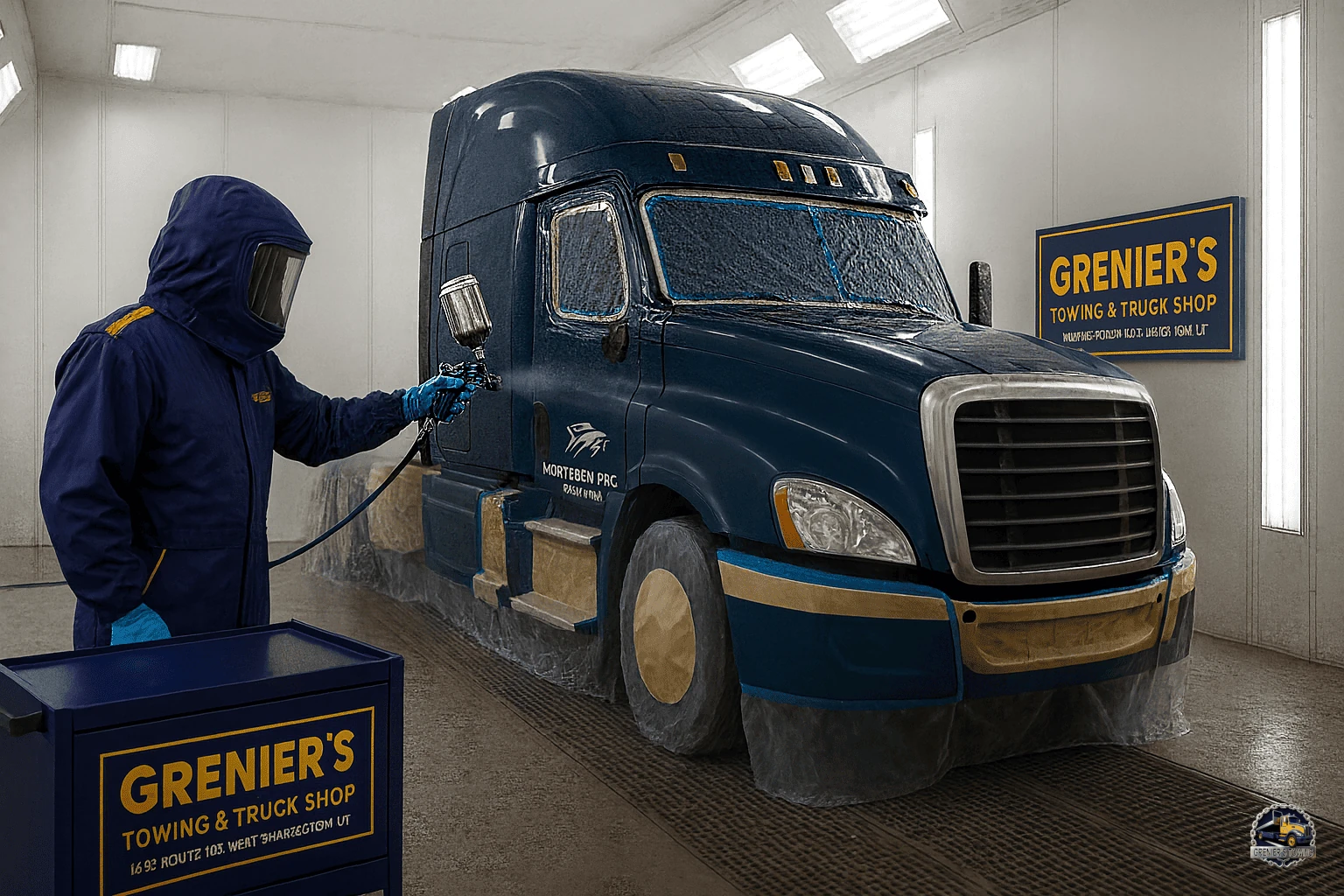 Truck body damage repair