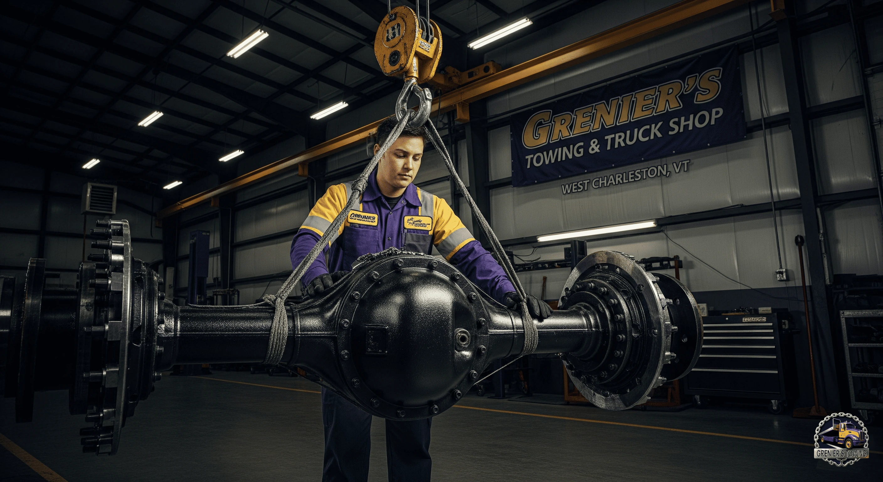Truck differential diagnostic inspection