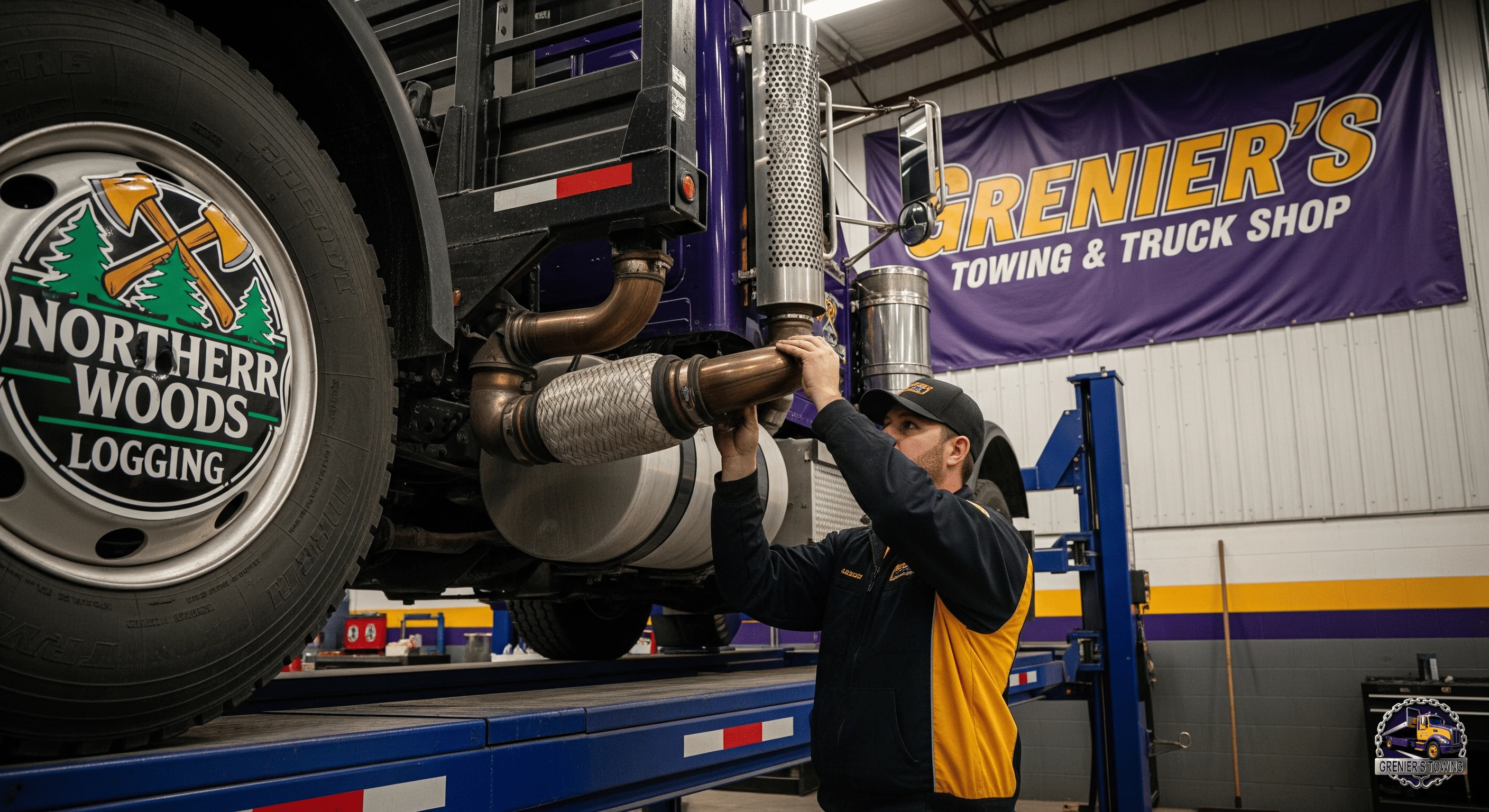 Grenier's exhaust system evaluation image