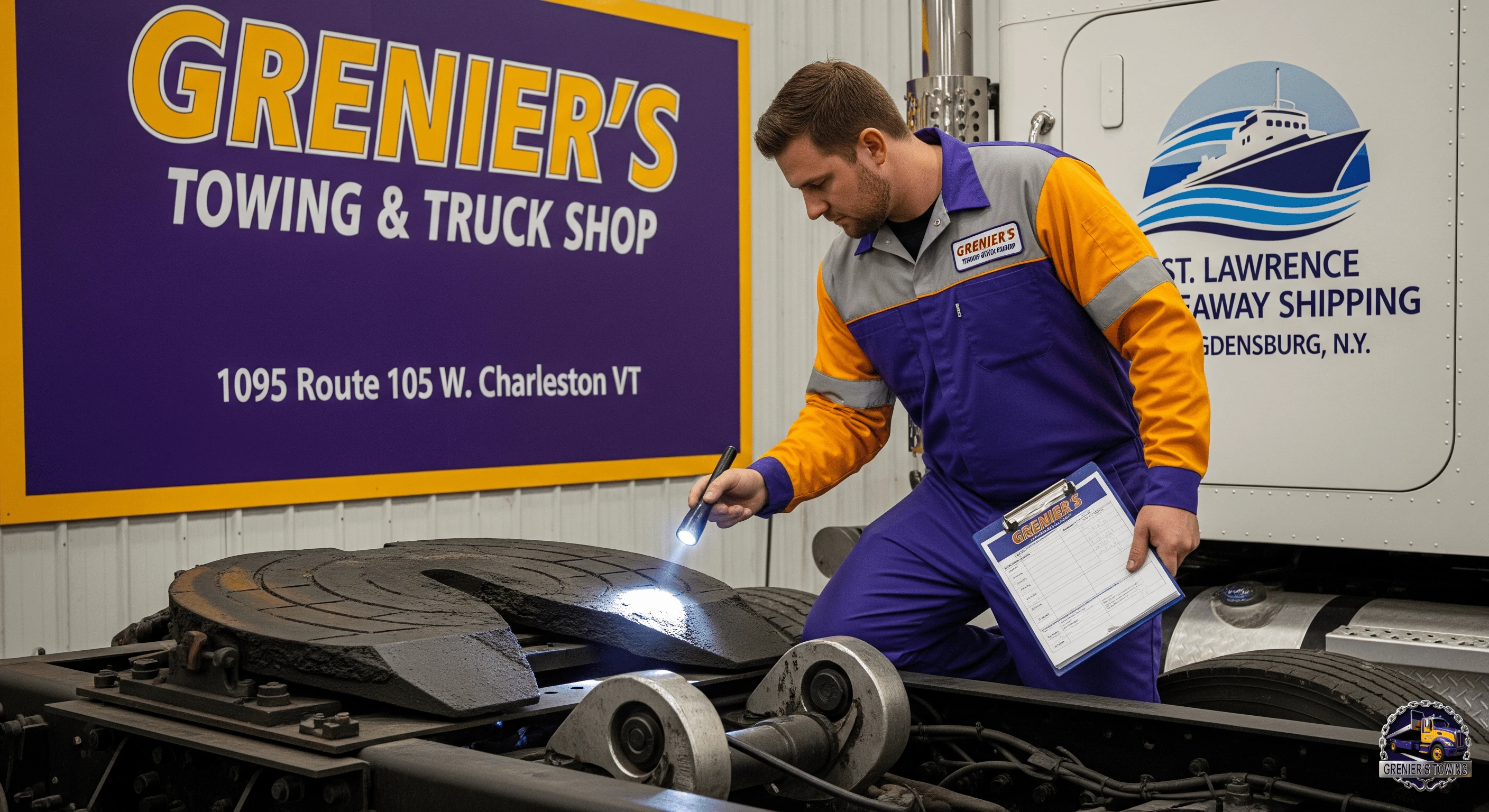 Grenier's DOT pre-inspection image
