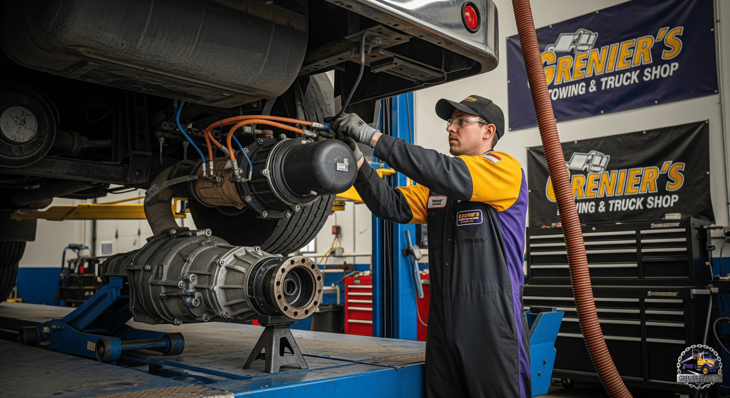 Fleet emissions system service