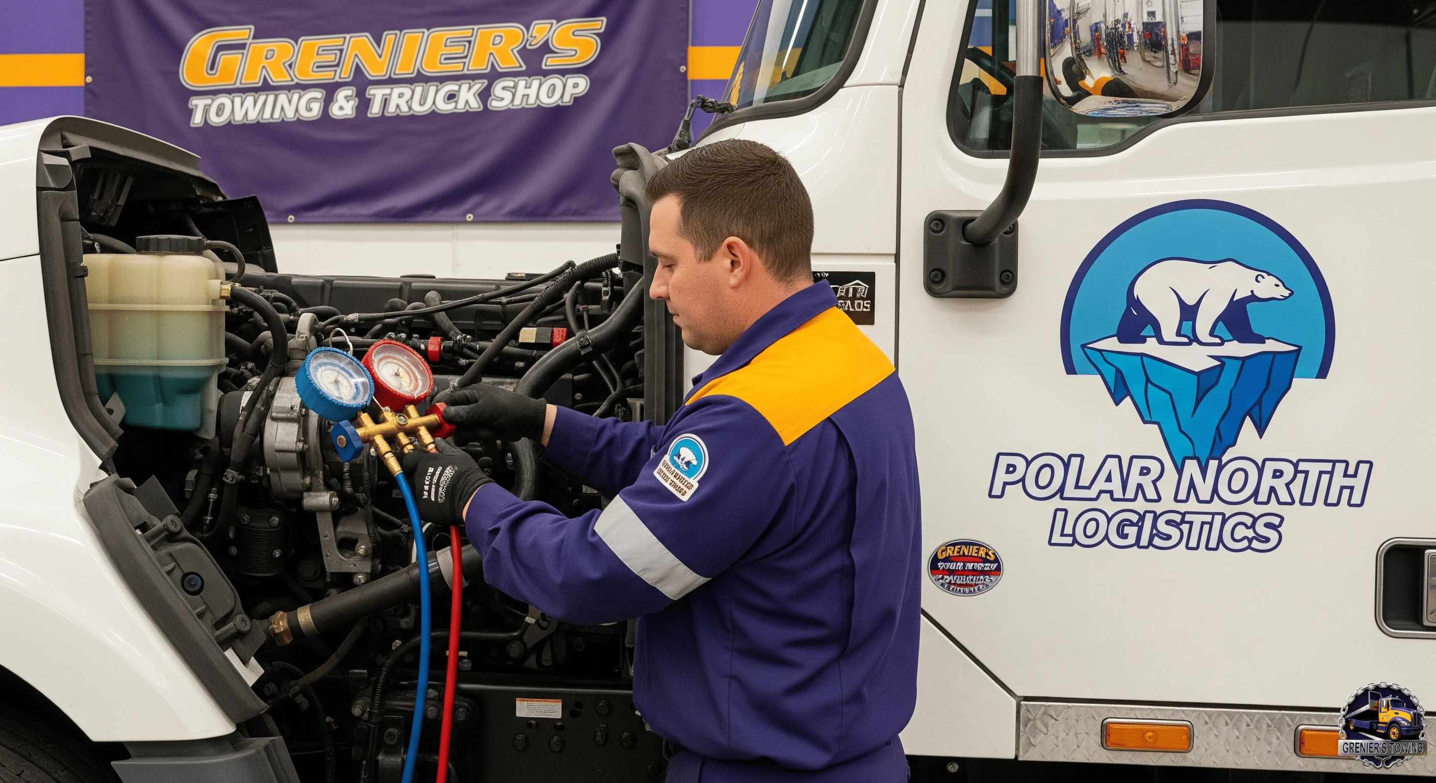 Truck heating and defrost repair