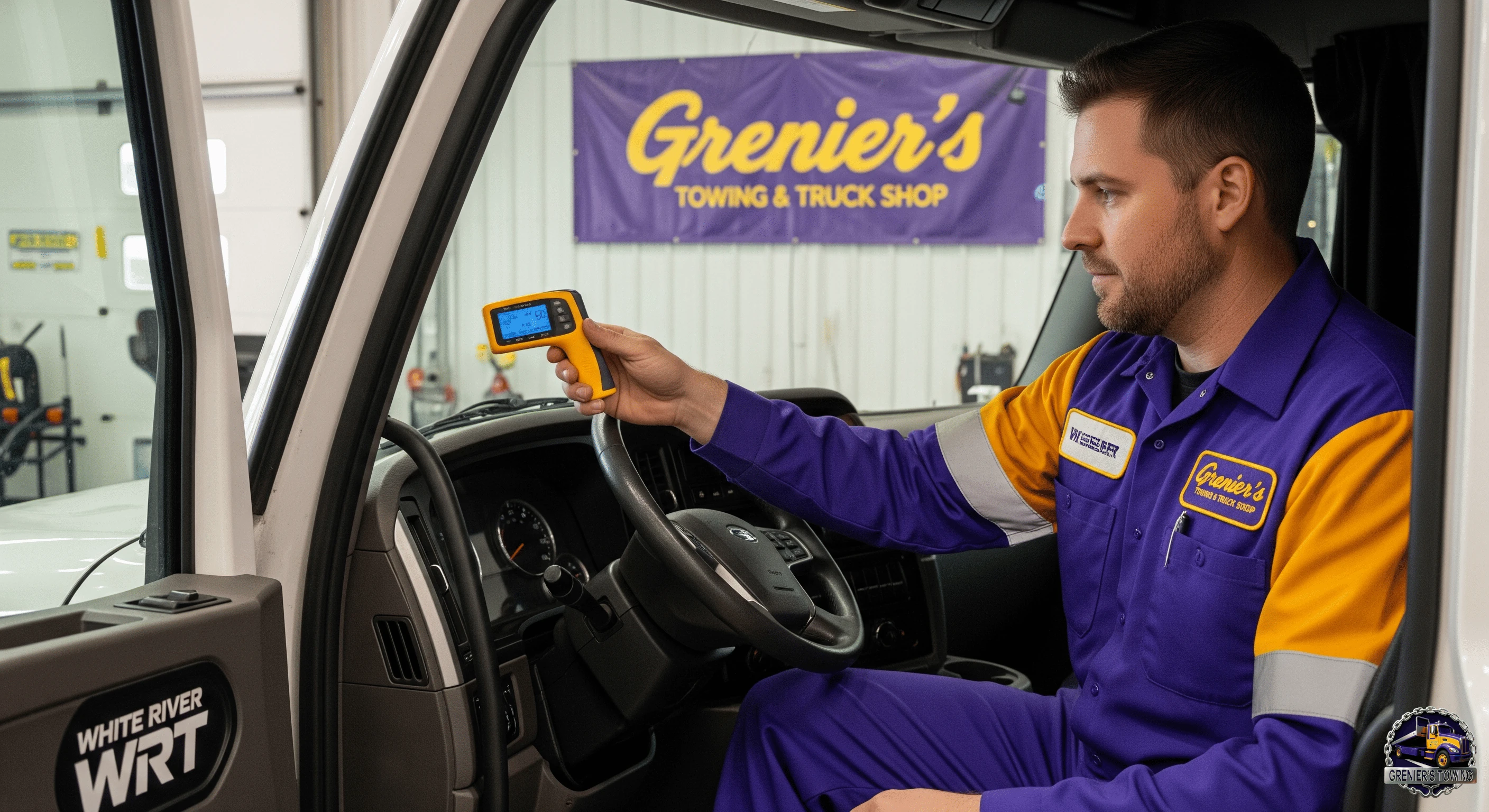 Commercial truck air conditioning diagnostics
