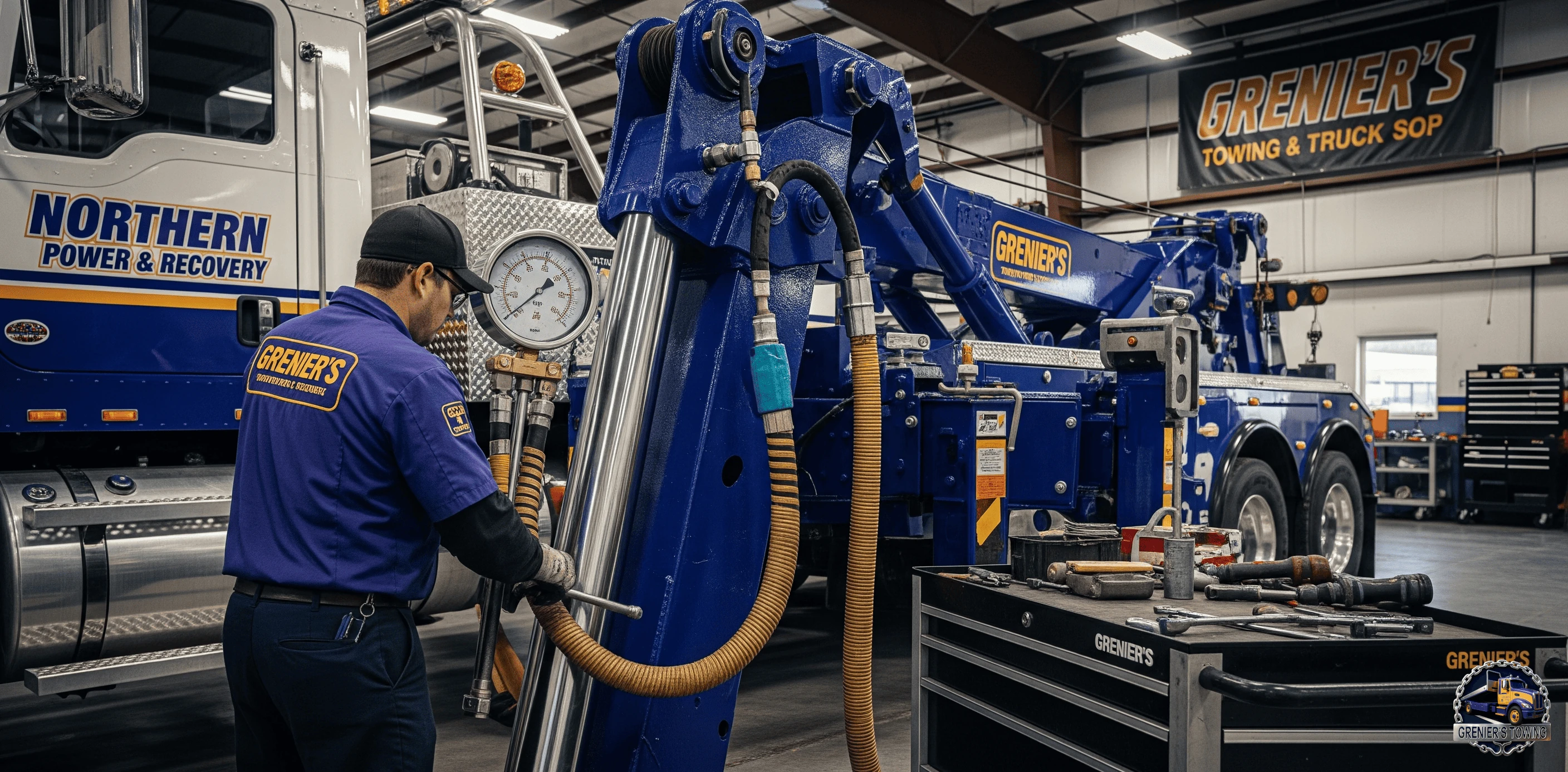 Fleet hydraulic system service support