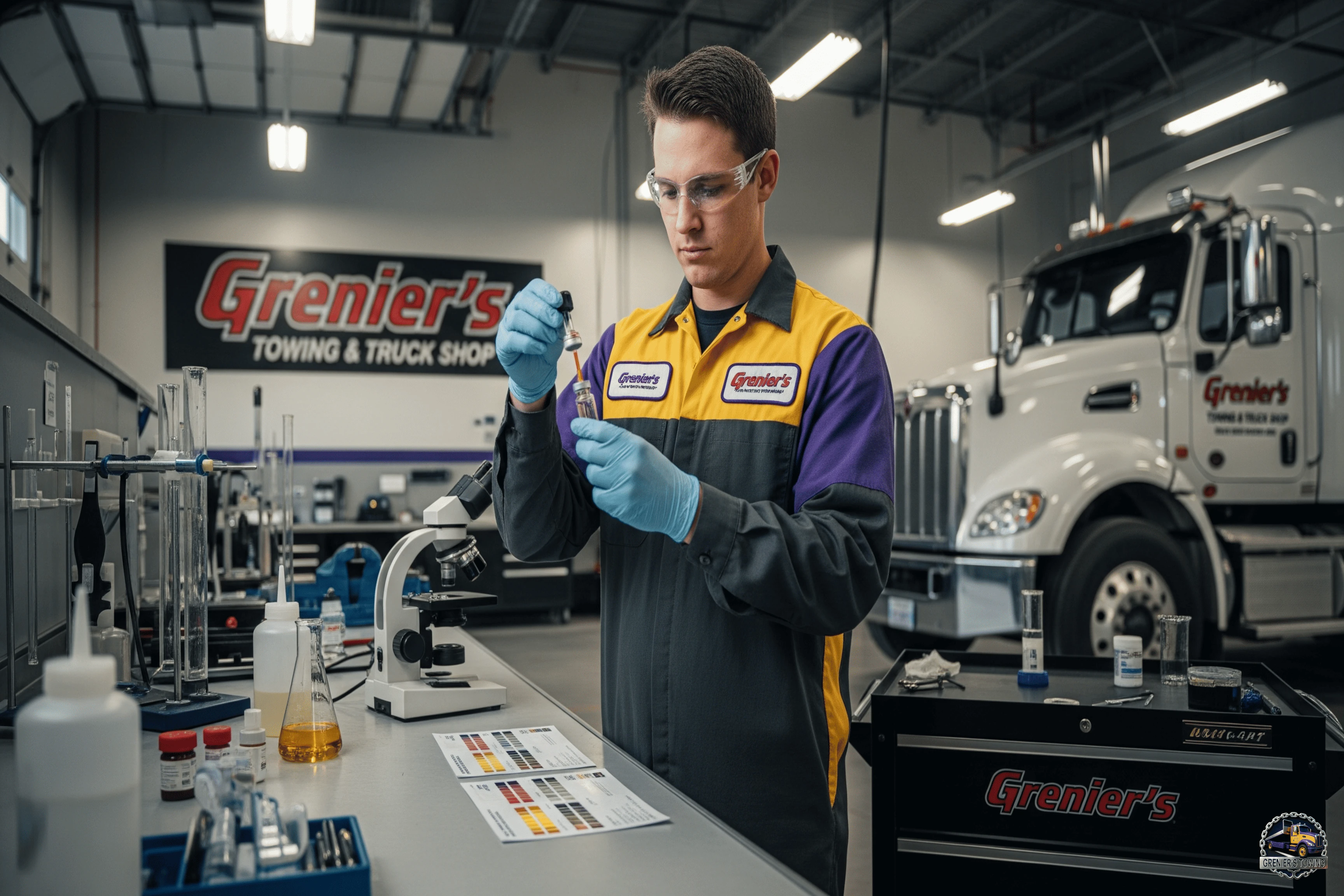 Grenier's lube analysis image