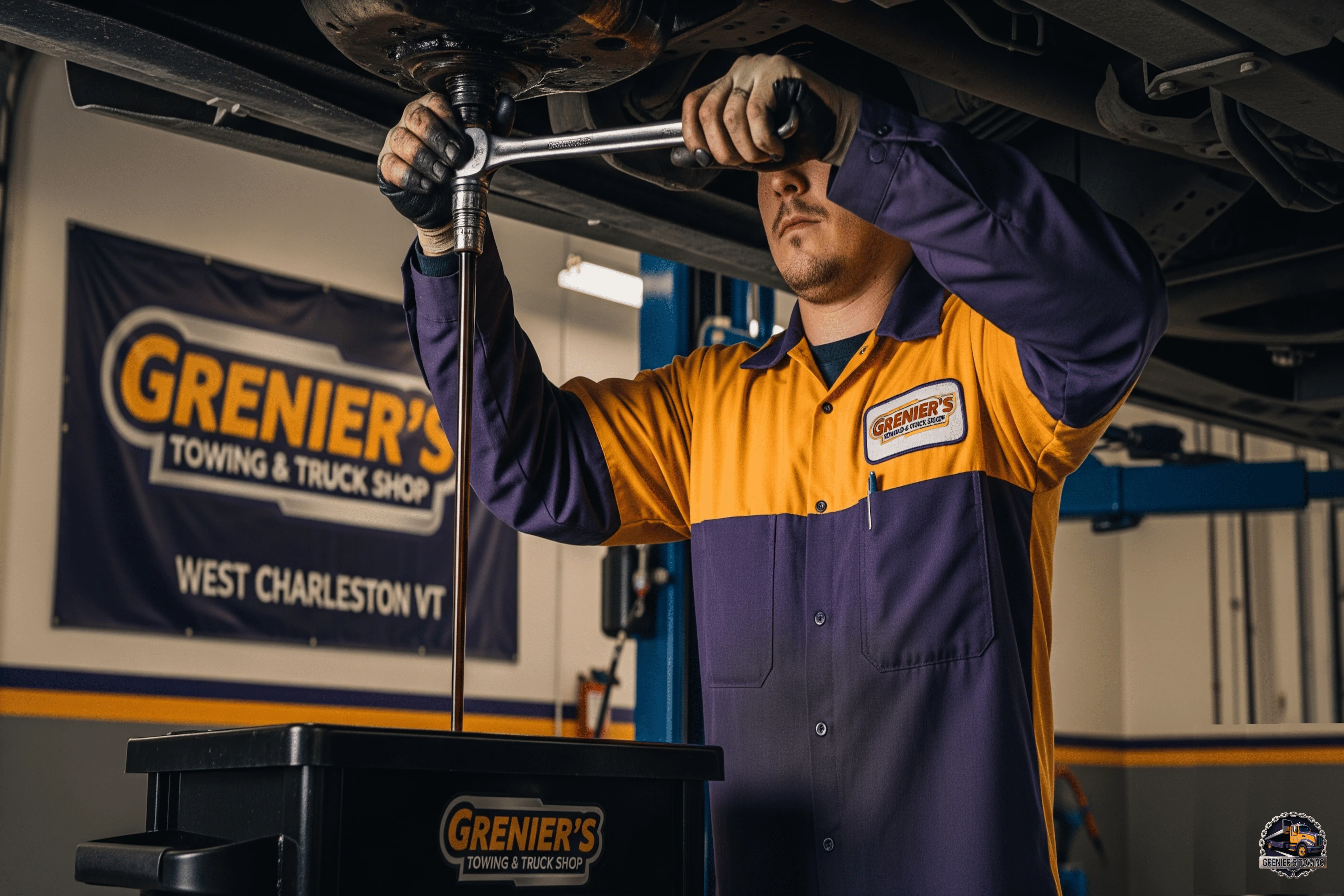 Grenier's oil change image