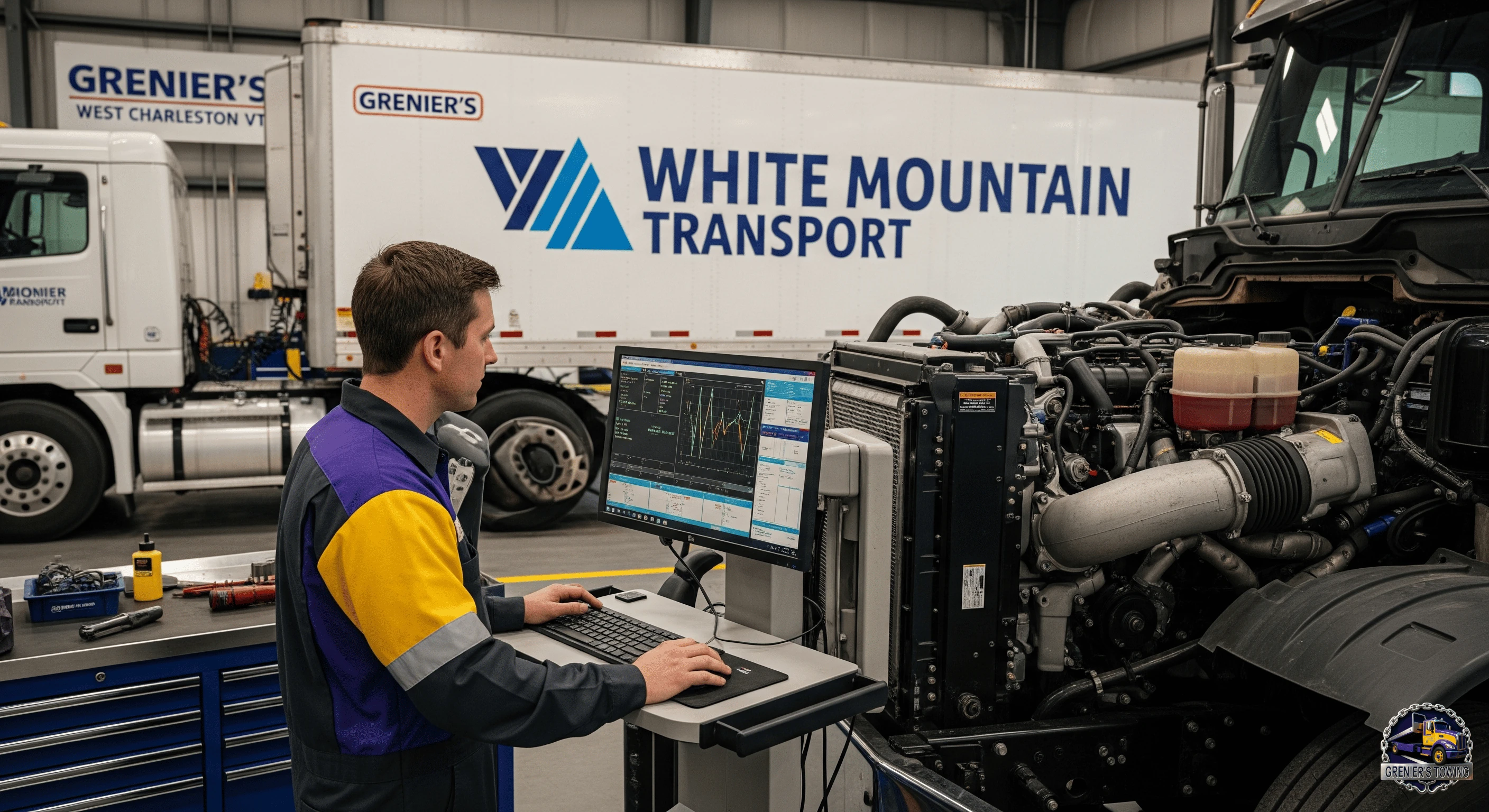 Scheduled truck preventive maintenance