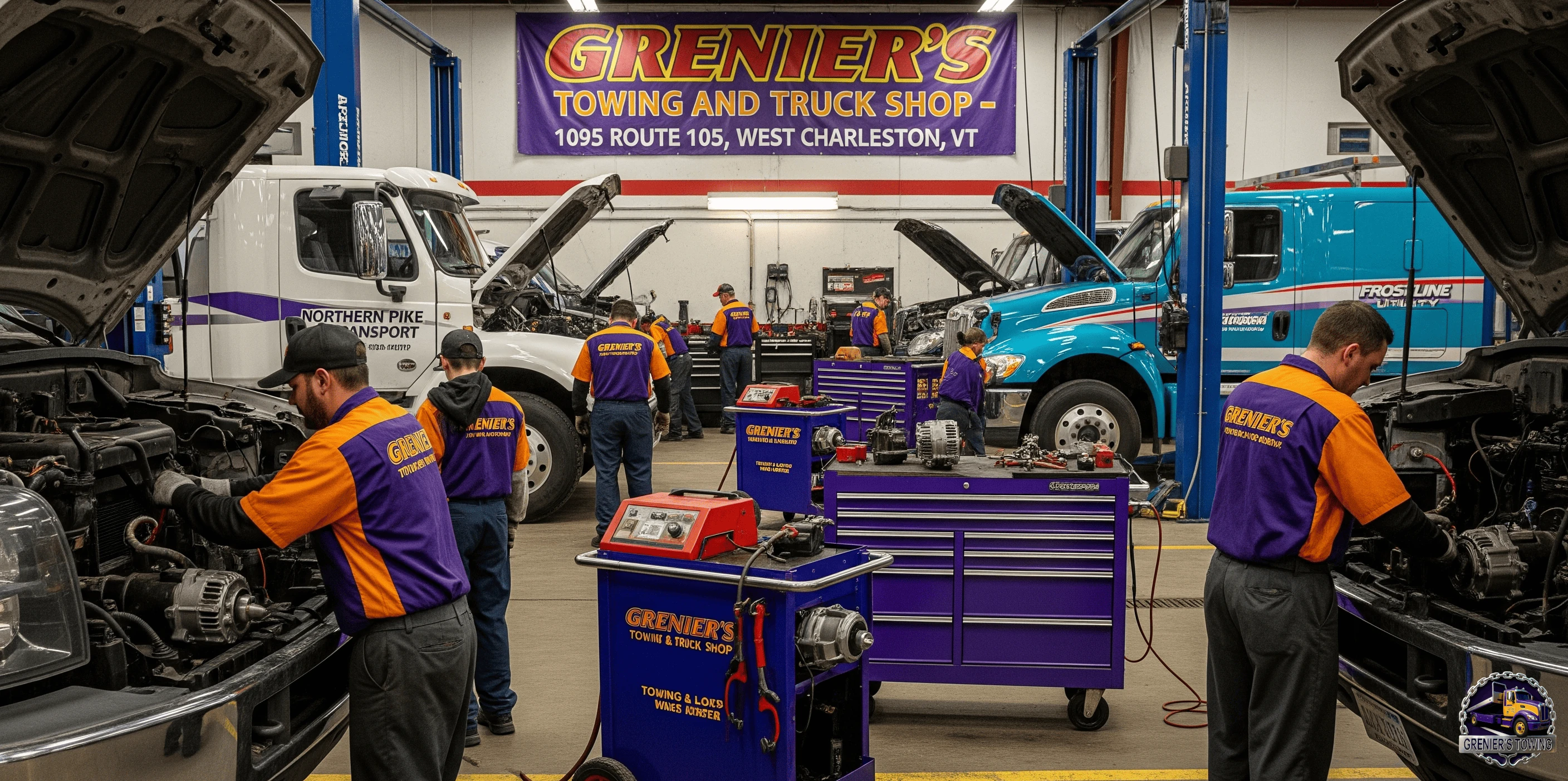 Commercial truck starter and alternator repair