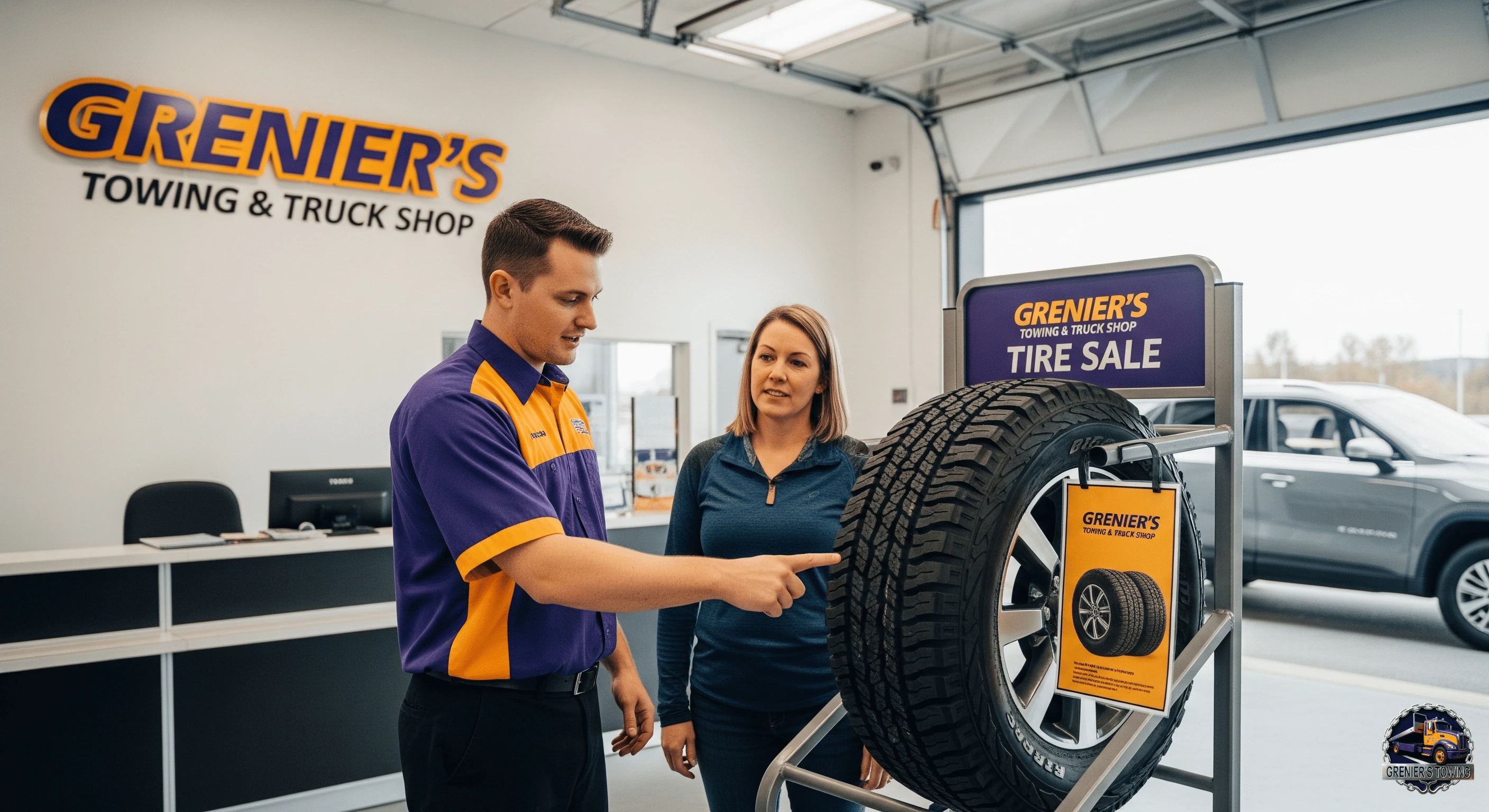 Grenier's SUV tire sale image
